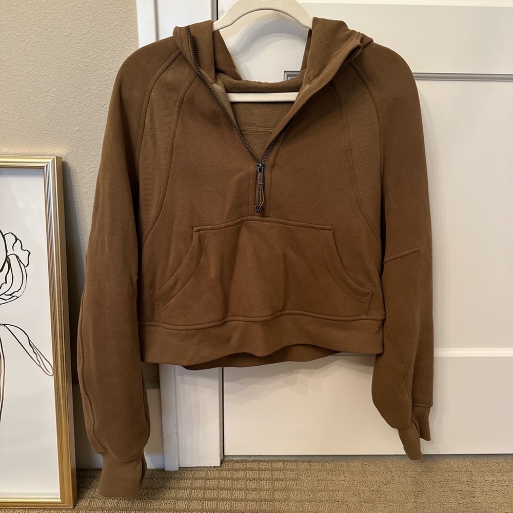 lululemon oversized scuba crop hoodie XS/S